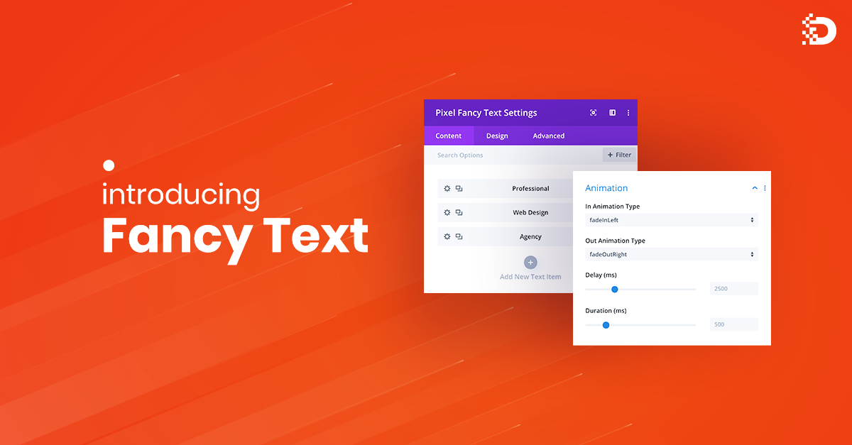 Create Animated Headings with Fancy Text Module | Divi Pixel
