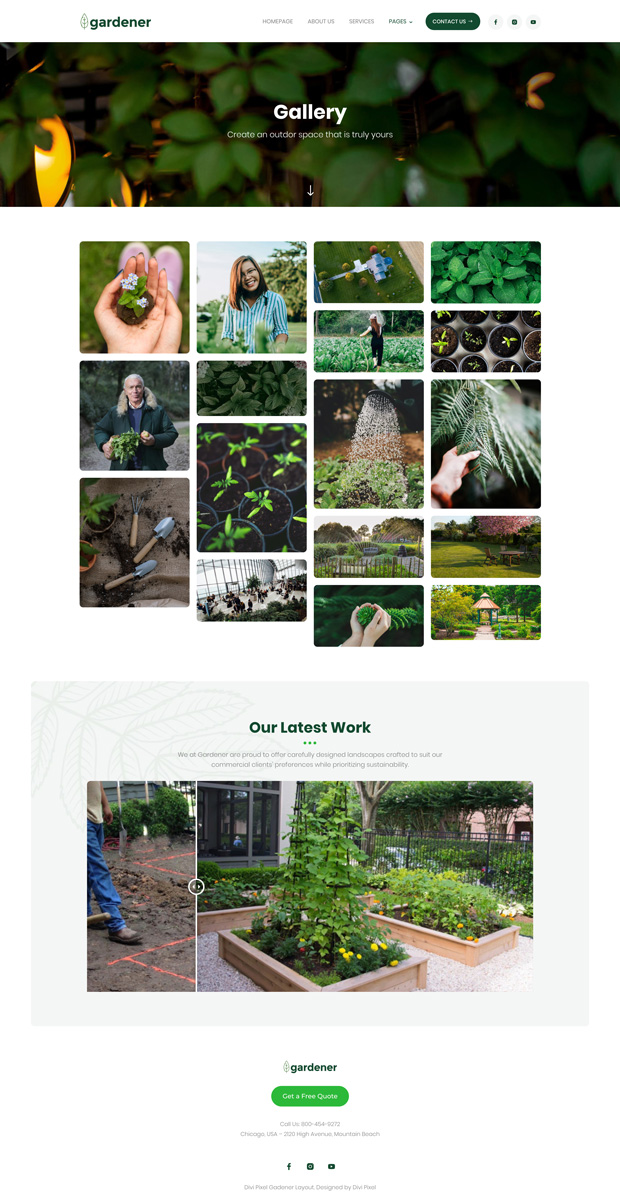 Gardener Homepage