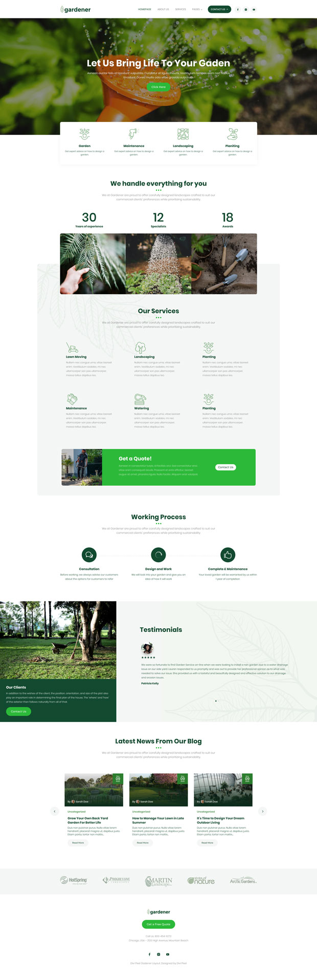 Gardener Homepage