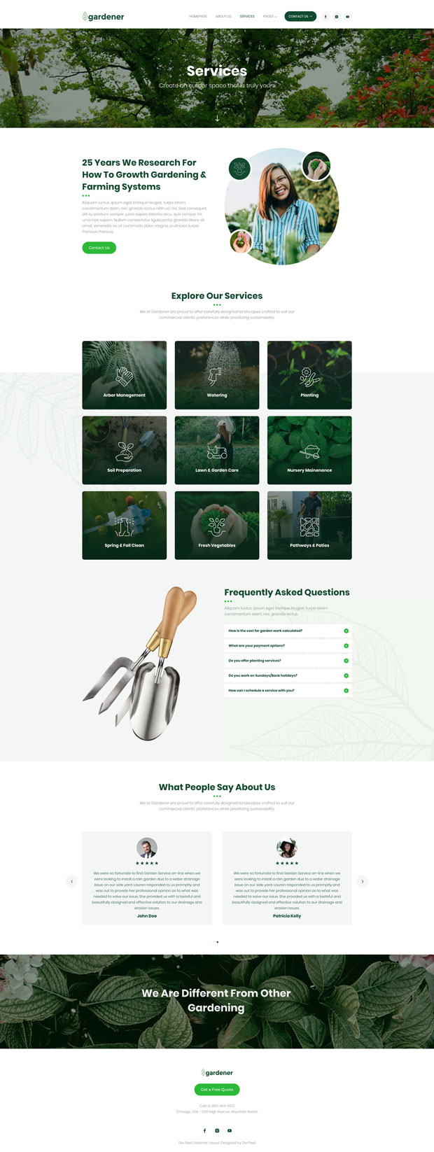 Gardener Homepage