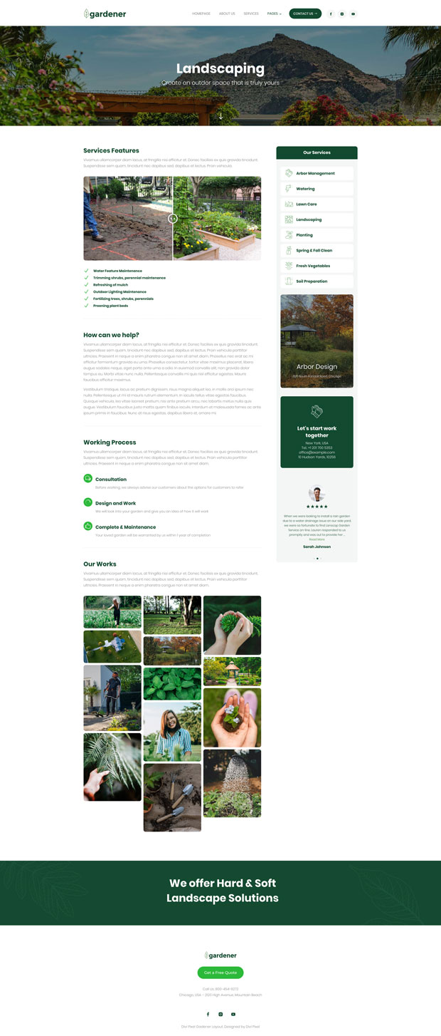 Gardener Homepage