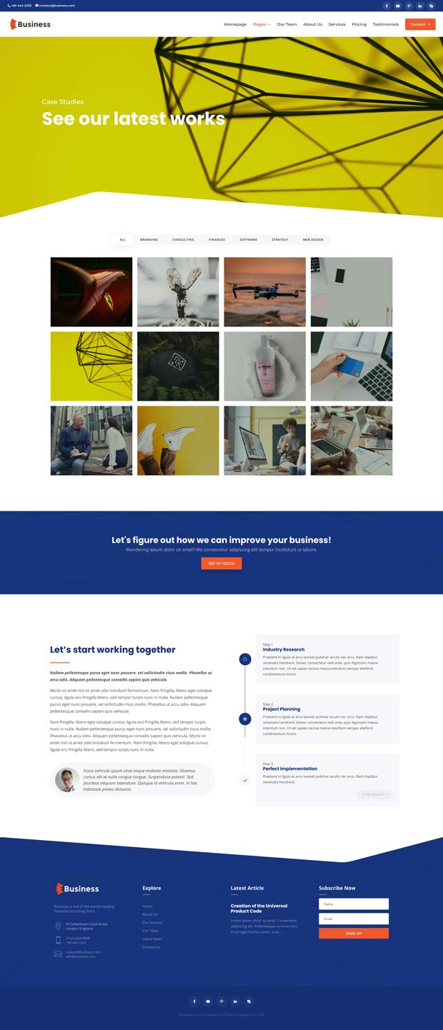 Business Layout Pack Portfolio