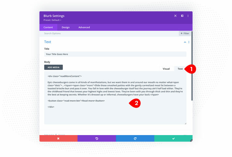 How to Add a Button to Reveal More Text in Divi | Divi Pixel