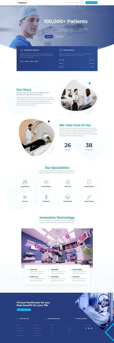 Medical Layout Pack