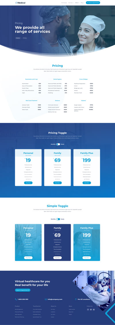 Medical Layout Pack