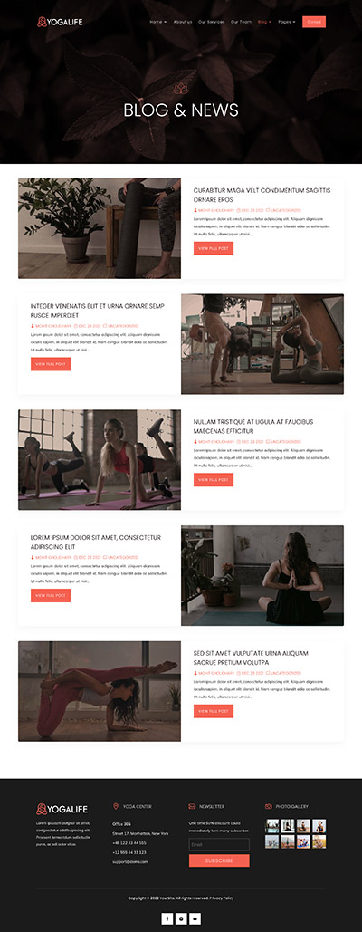 Yoga Layout Pack