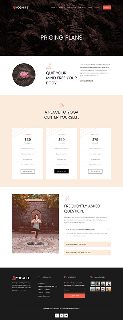 Yoga Layout Pack