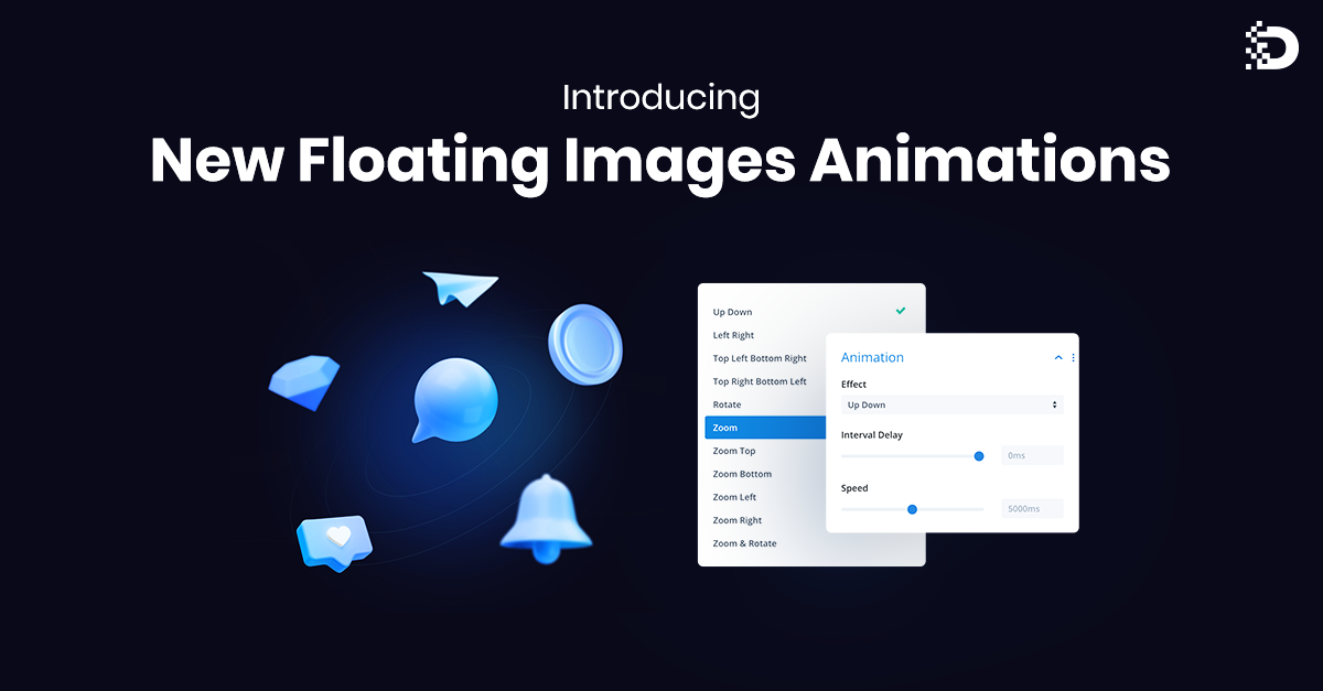 Introducing New Floating Images Animations | Divi Pixel