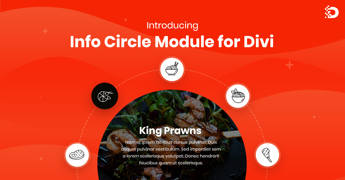 Introducing Info Circle Module for Divi | Divi Pixel