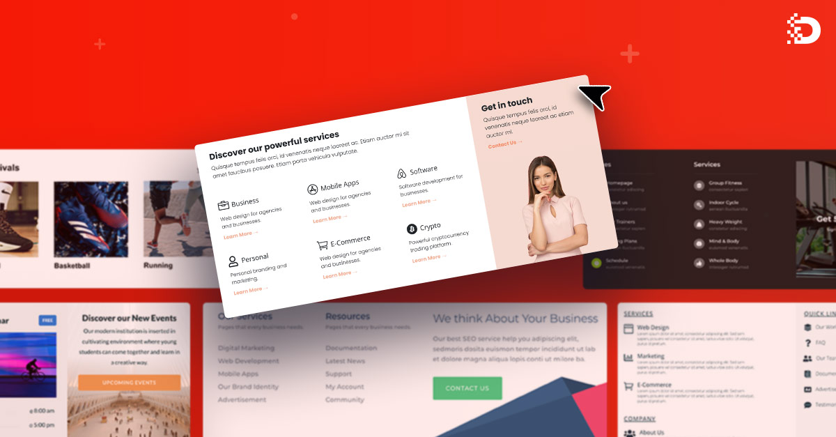 Download A FREE Mega Menu UI Kit for Divi