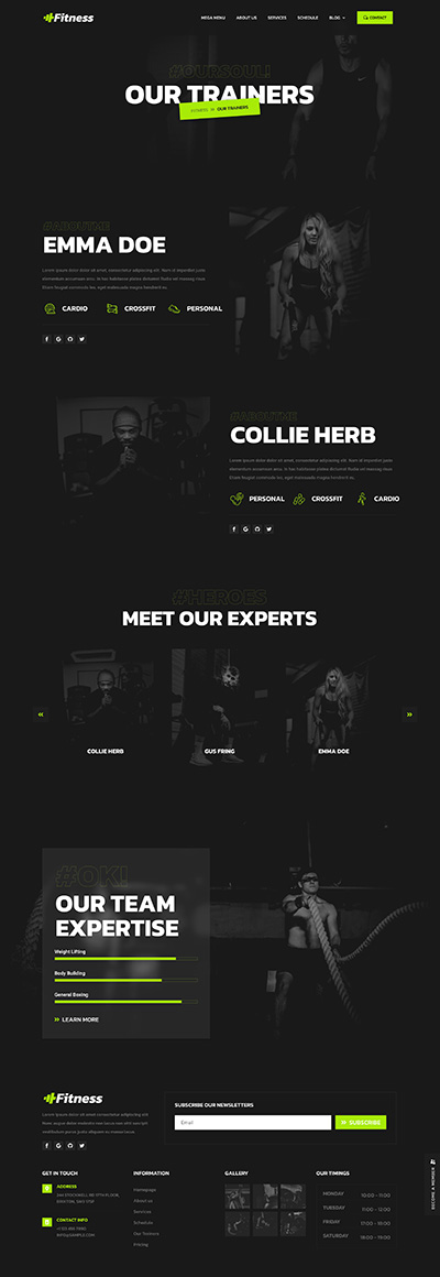 Creative Layout Pack Our Team