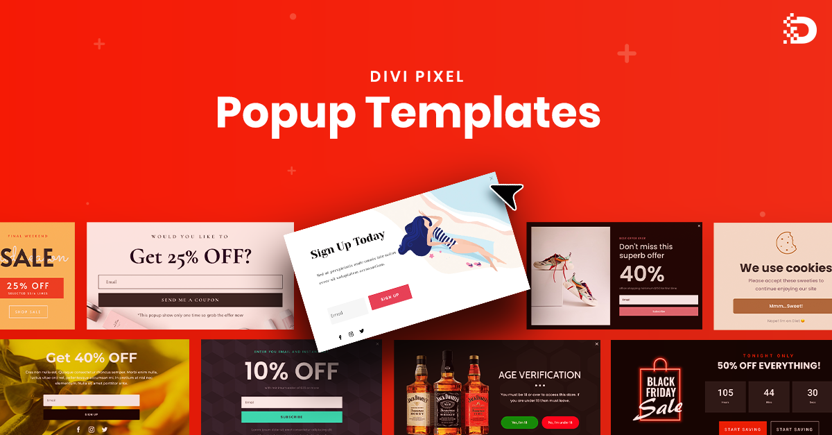 Popup Templates | Divi Pixel