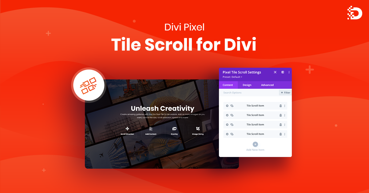 Introducing Tile Scroll for Divi | Divi Pixel