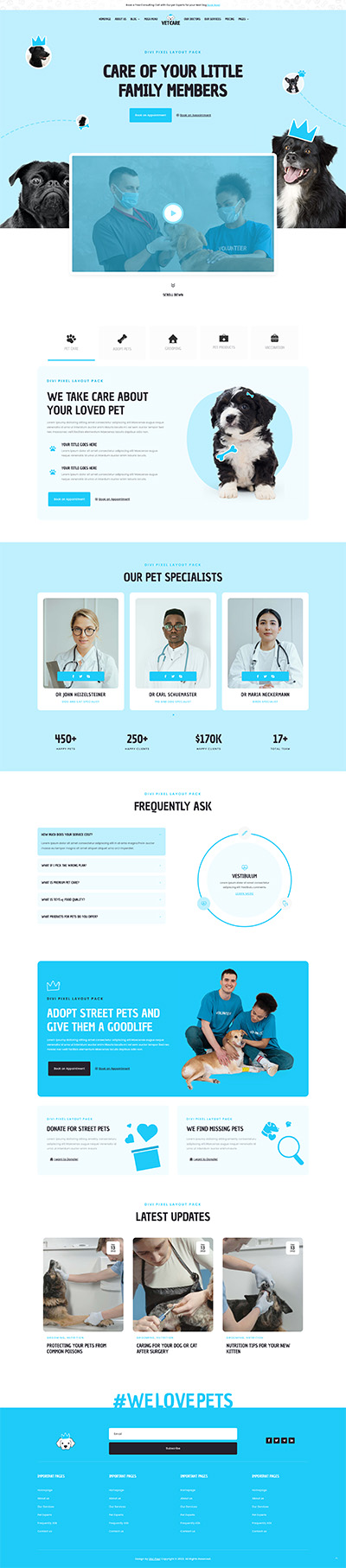 Marketing Layout Pack Homepage