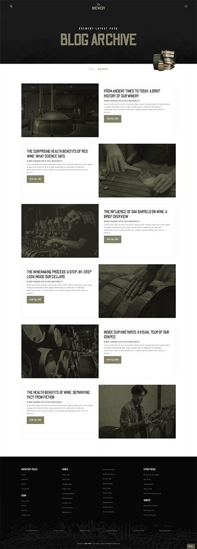 Cleaning Layout Pack Blog Grid Page