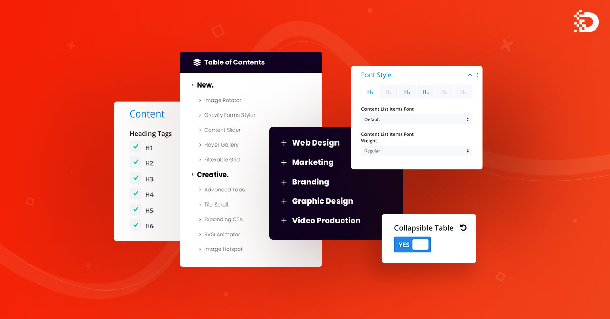 Introducing Table of Contents for Divi