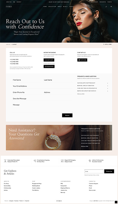 IT Services Layout Pack Contact Page