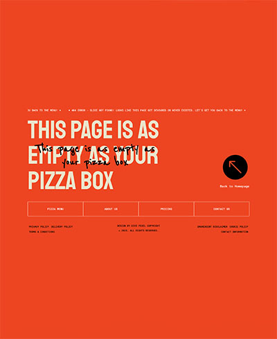 Florist Layout Pack Error Page