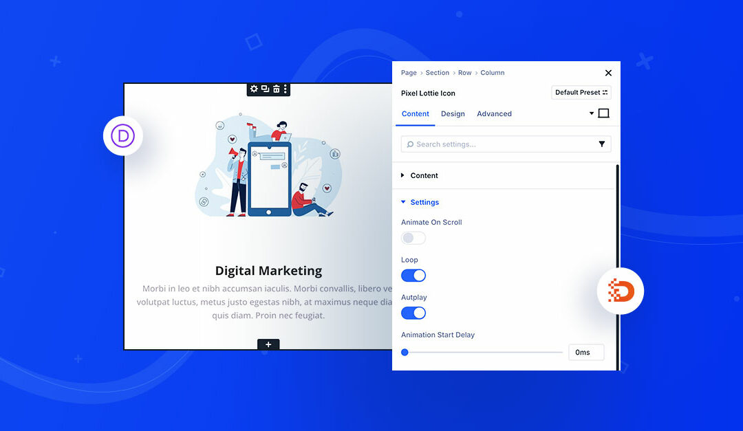 Introducing the Lottie Icon Module: Expanding Our Divi 5 Alpha Integration
