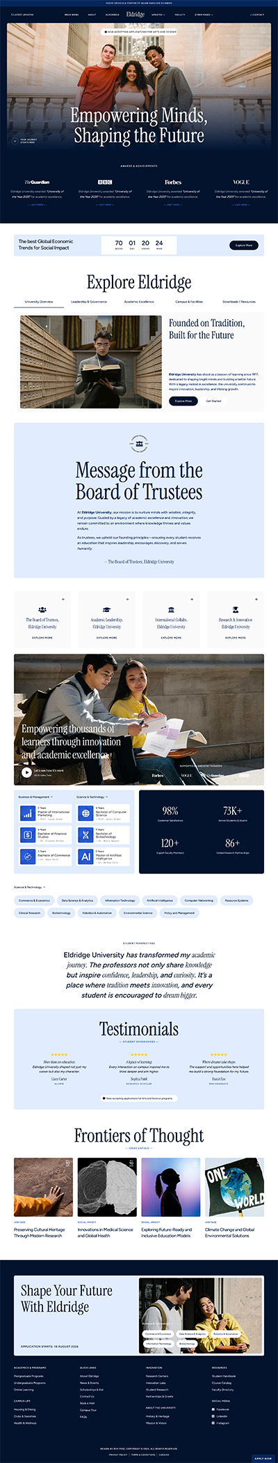 Sports Club Layout Pack Homepage 