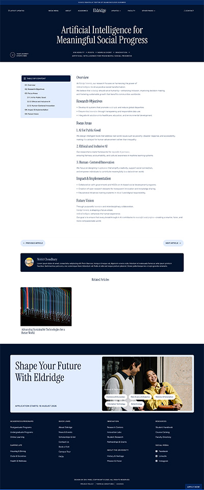 Sports Club Layout Pack Single Post