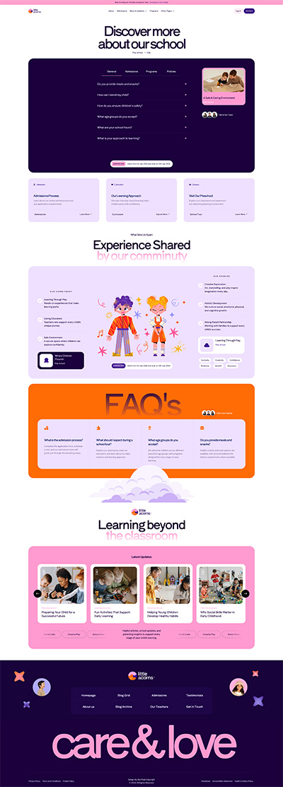 PlaySchool Layout Pack FAQ Page