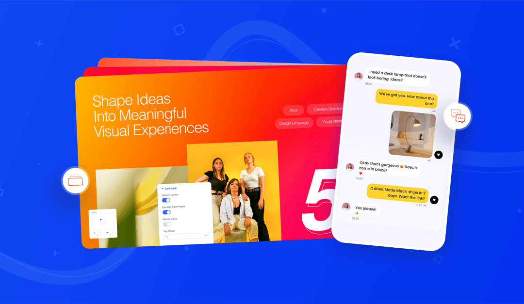 Card Stack & Conversation Modules Now Available for Divi 5